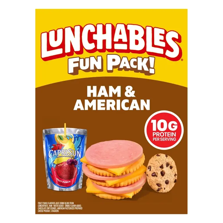 Lunchables Ham & American Cheese Cracker Stackers, 9.1oz