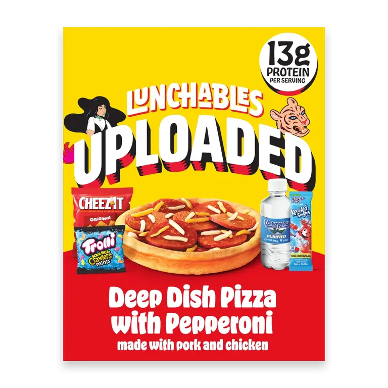 Uploaded Pepperoni Deep Dish Pizza Kids Lunch Meal Kit
