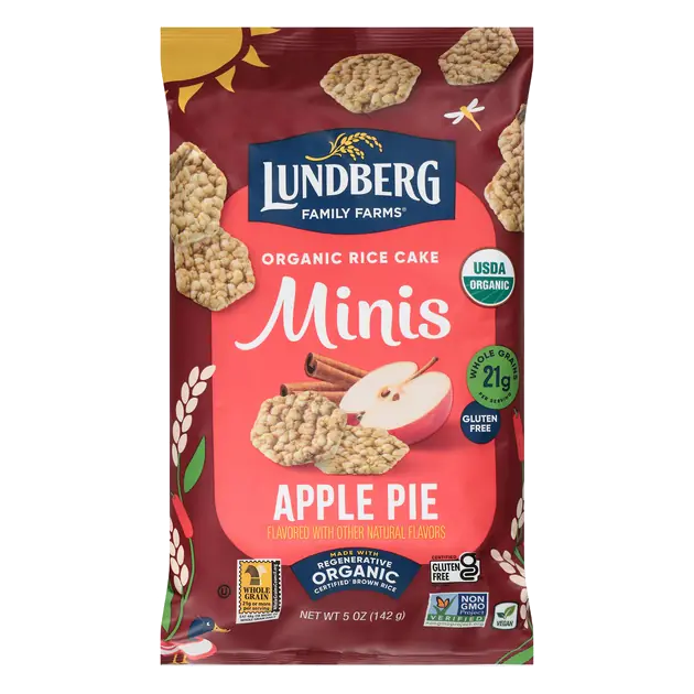 Apple Pie Flavored Organic Rice Cake Minis