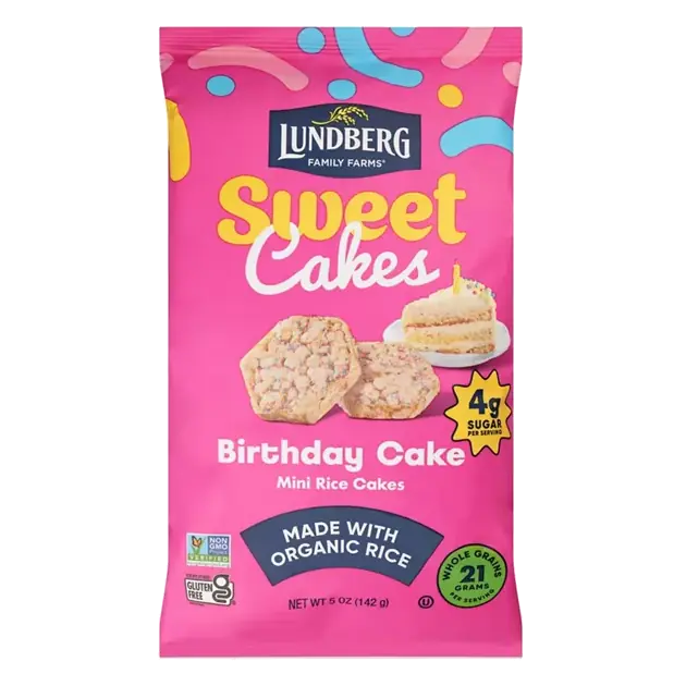 Birthday Cake Mini Rice Cakes