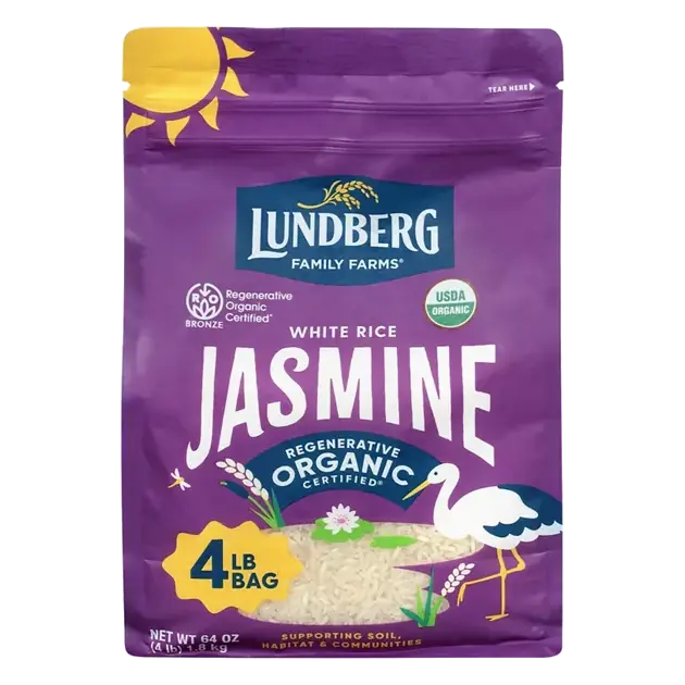 California White Jasmine Organic Gourmet Rice