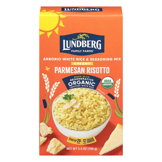 Creamy Parmesan Organic Risotto Arborio Rice & Seasoning Mix