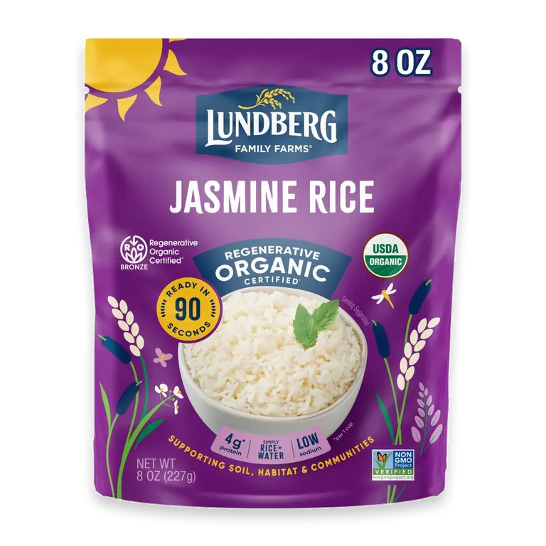 Organic 90-Second White Jasmine Rice Pouch