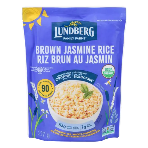 Organic Jasmine Rice Brown 227 g