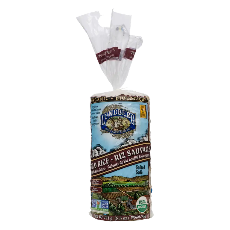 Organic Rice Cake Wild Salted 241 g