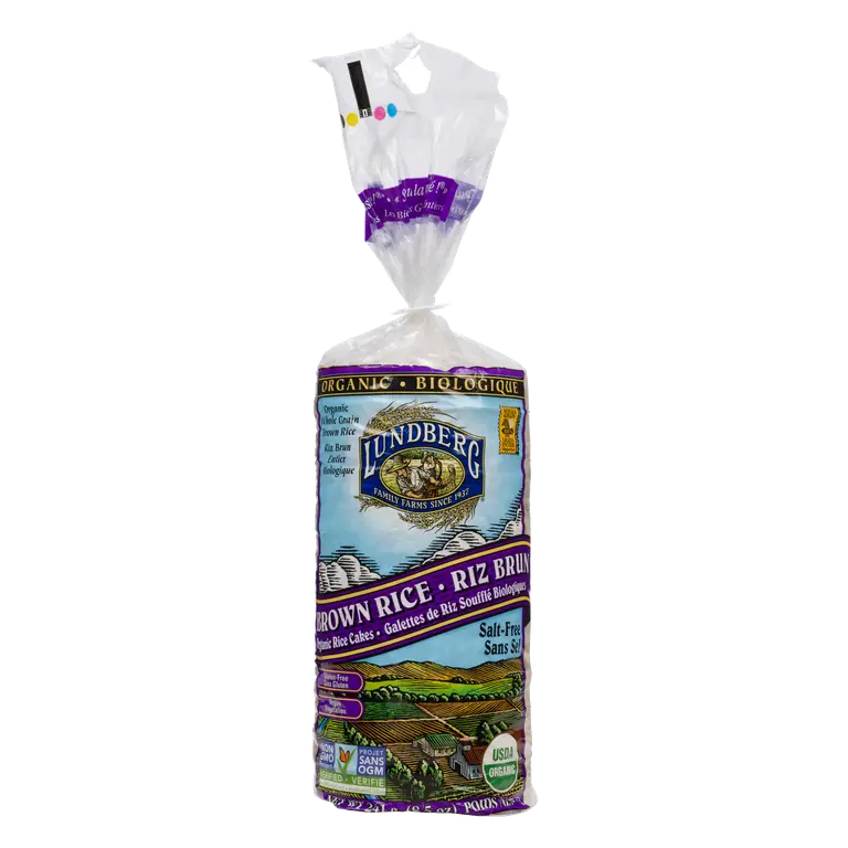 Organic Salt-Free Brown Rice Cakes 241 g