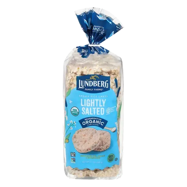 Organic Whole Grain Lightly Salted Brown Rice Cakes
