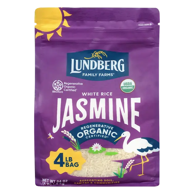 Organic California White Jasmine Rice