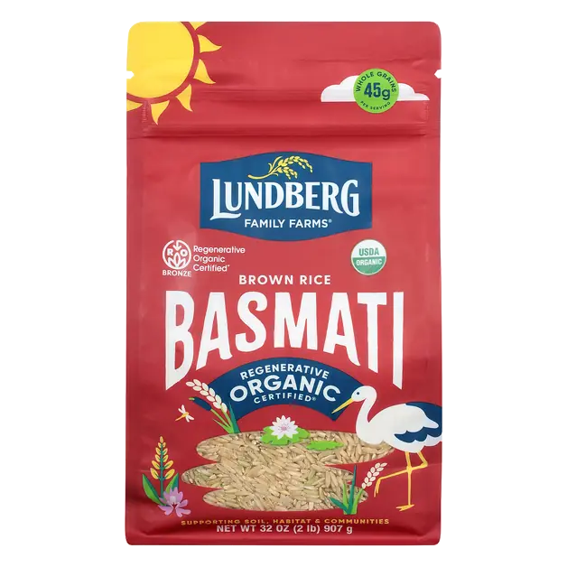 Organic Gluten Free California Brown Basmati Rice