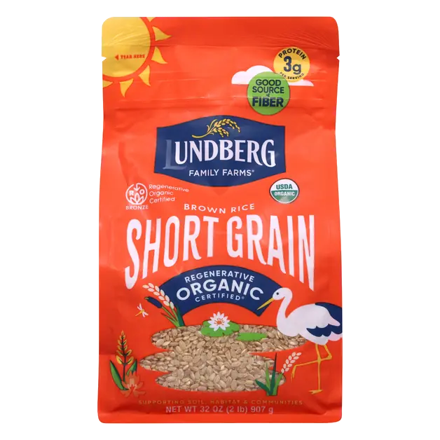 Organic Gluten Free Short Whole Grain Gourmet Brown Rice