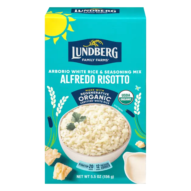 Organic Risotto Alfredo Arborio Rice & Seasoning Mix