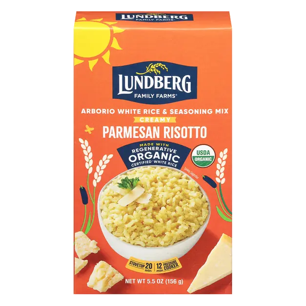 Organic Risotto Creamy Parmesan Arborio Rice & Seasoning Mix