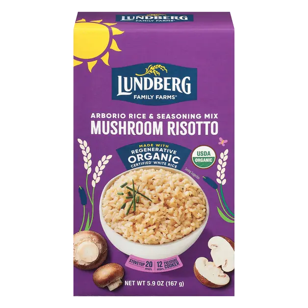 Organic Risotto Porcini Mushroom Arborio Rice & Seasoning Mix