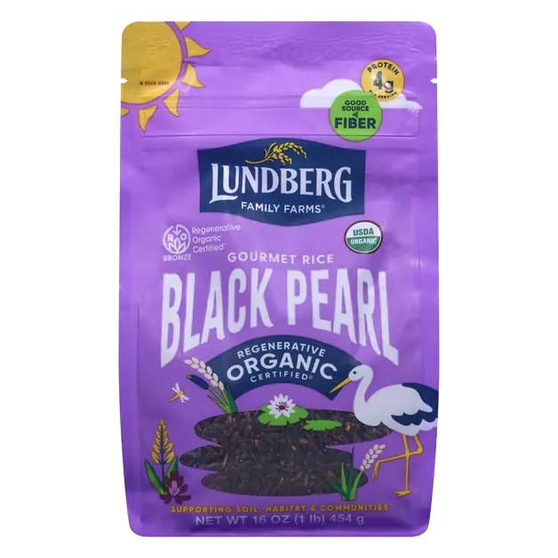 Organic Whole Grain Black Pearl Gourmet Rice