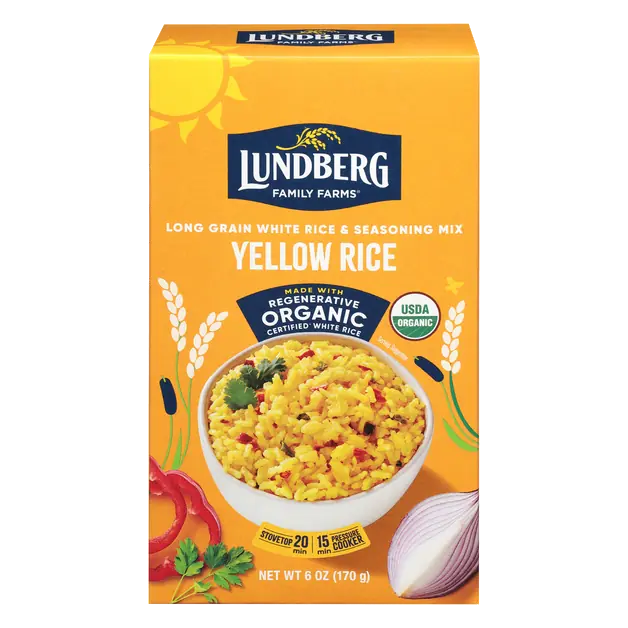 Organic Whole Grain Yellow Rice & Seasoning Mix