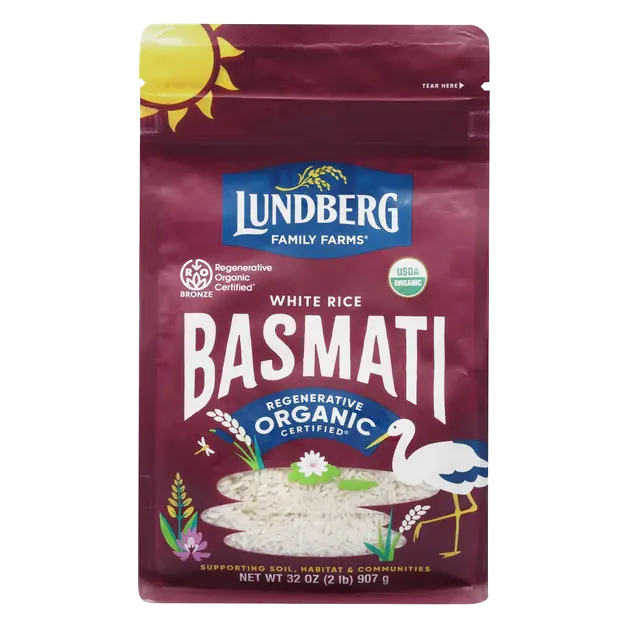 Regenerative Organic White Basmati Rice