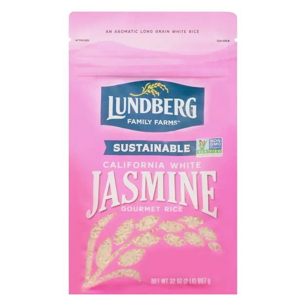 Sustainable California White Jasmine Rice