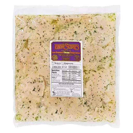 Lean Seasoned Chicken Breast Cubes, Large