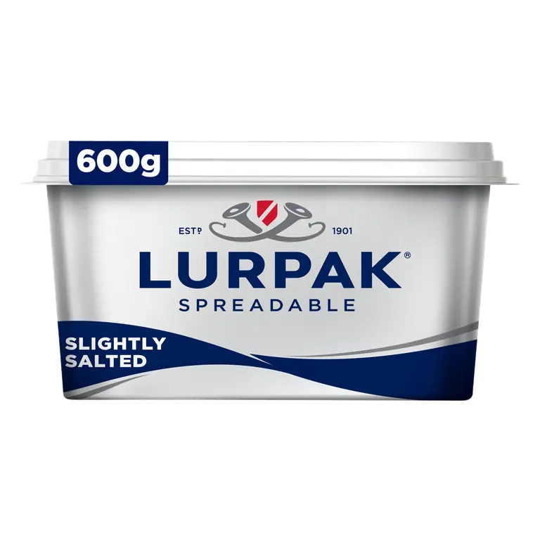 Lurpak Slightly Salted Spreadable Blend of Butter and Rapeseed Oil 600g