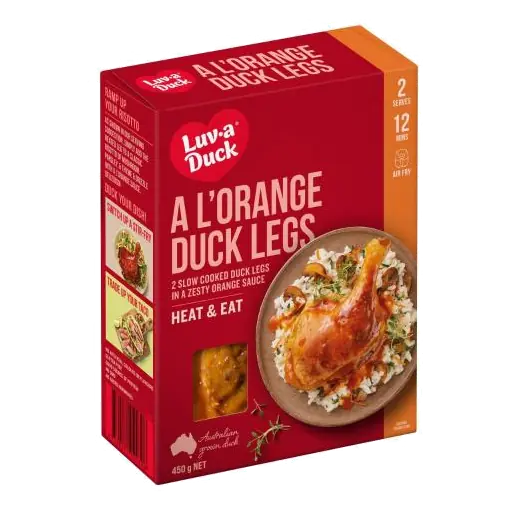 A L'orange Duck Legs