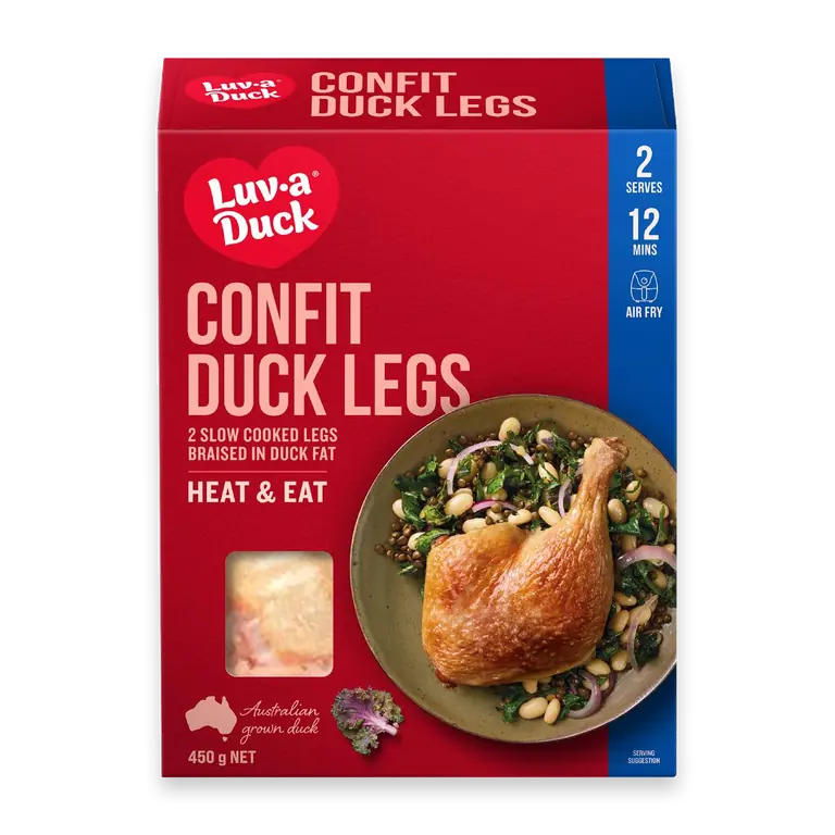 Confit Duck Legs Slow Cooked