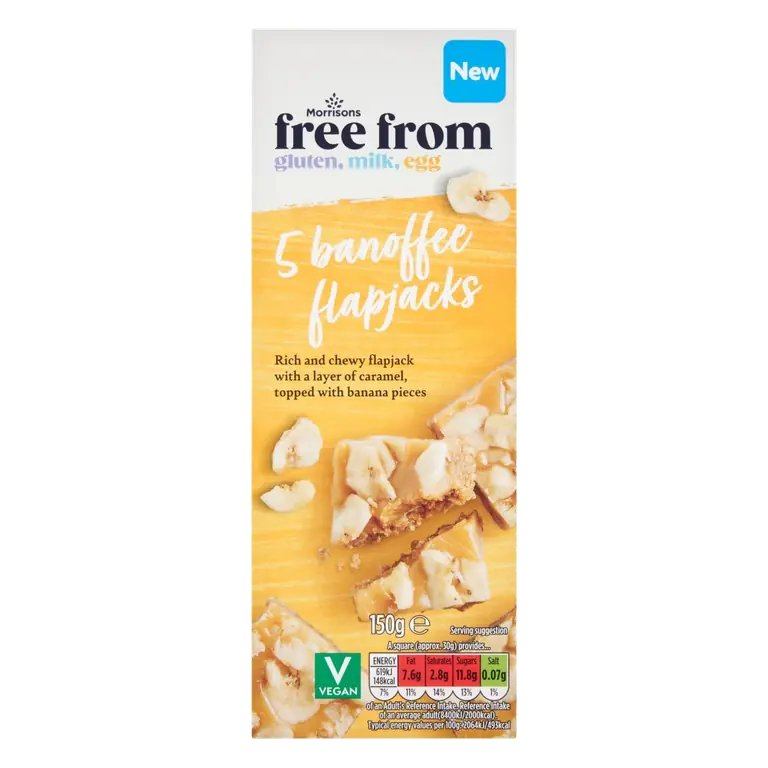 Morrisons Free From 5 Banoffee Stackers