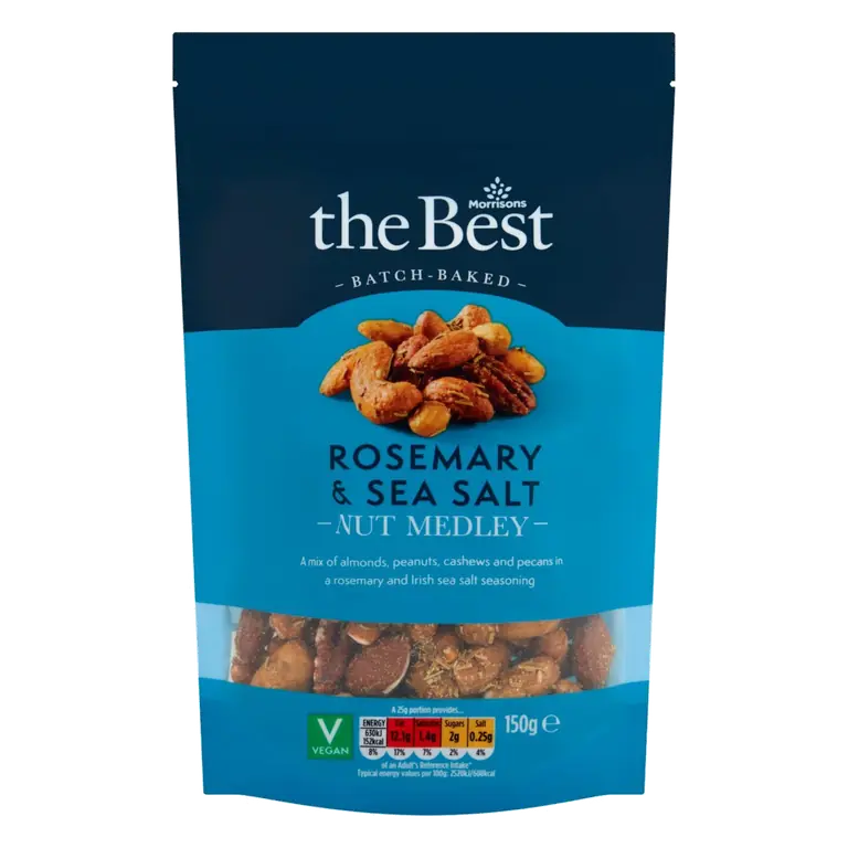 Morrisons The Best Rosemary & Sea Salt Nut Medley