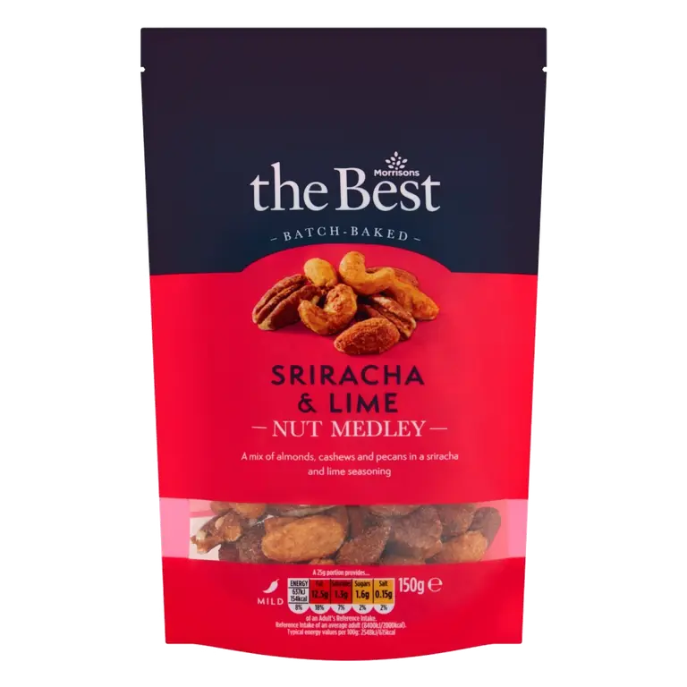 Morrisons The Best Sriracha & Lime Nut Medley 150g