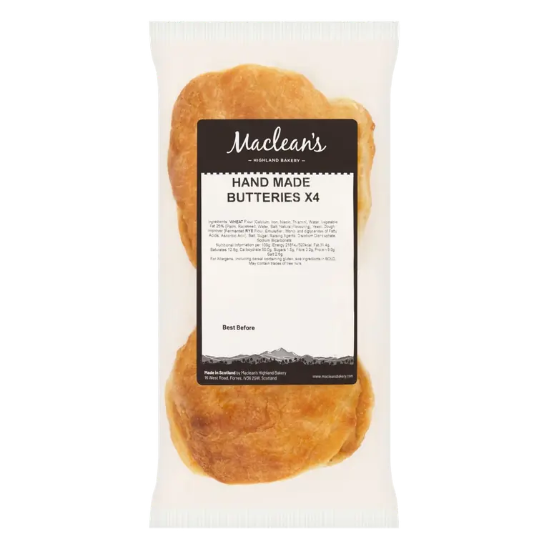 Handmade Butteries 4 Pack