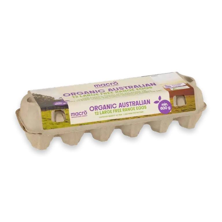 12 Organic Large Free Range Eggs