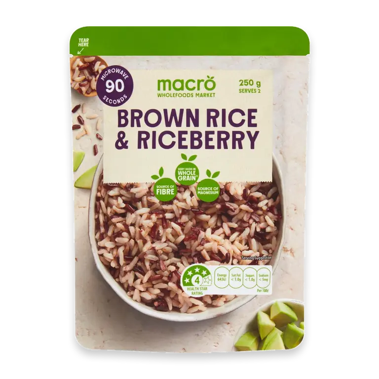 Brown Rice & Riceberry Pouch