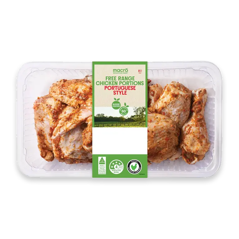 Free Range Chicken Portuguese Portions