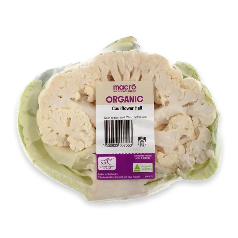 Fresh Cauliflower Half Organic