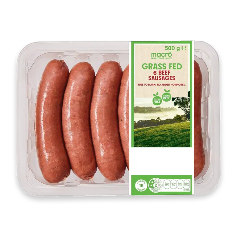 Grass Fed Australian Beef Sausage