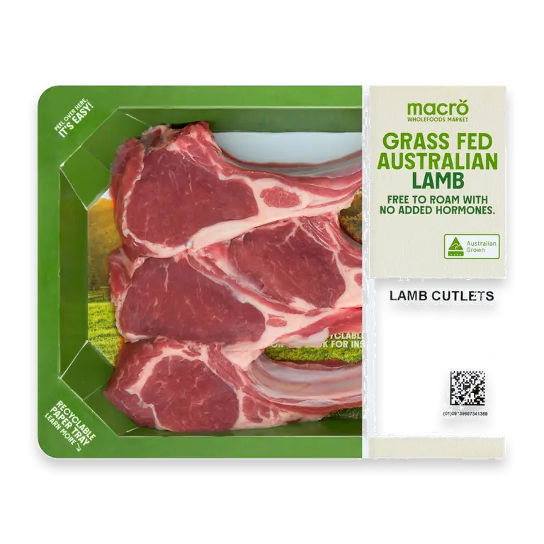 Grass Fed Australian Lamb Cutlets