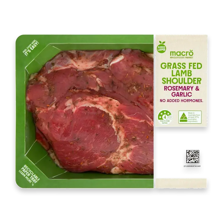 Grass Fed Australian Lamb Shoulder Rosemary & Garlic