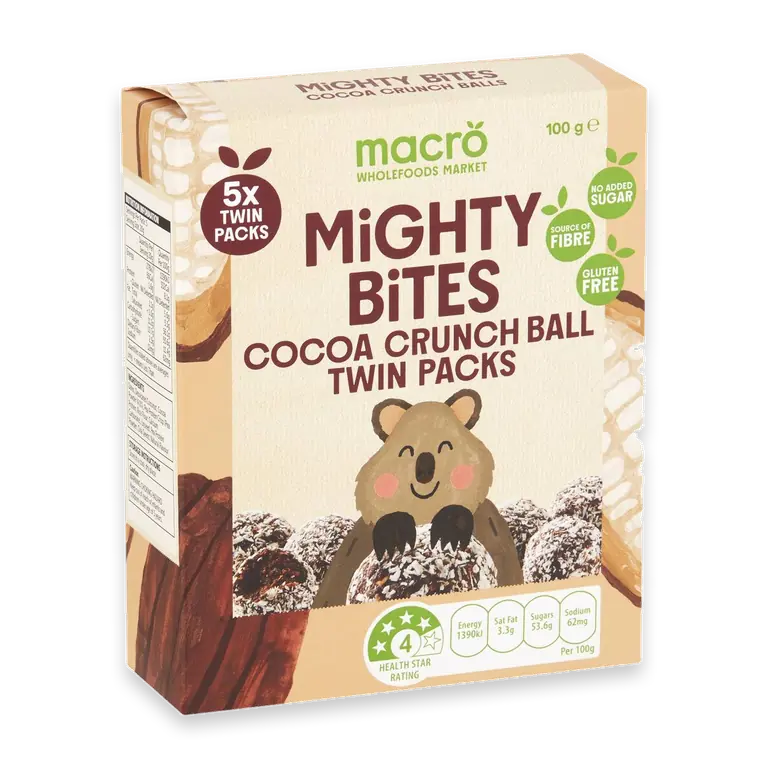 Mighty Bites Cocoa Crunch Ball Twin Packs