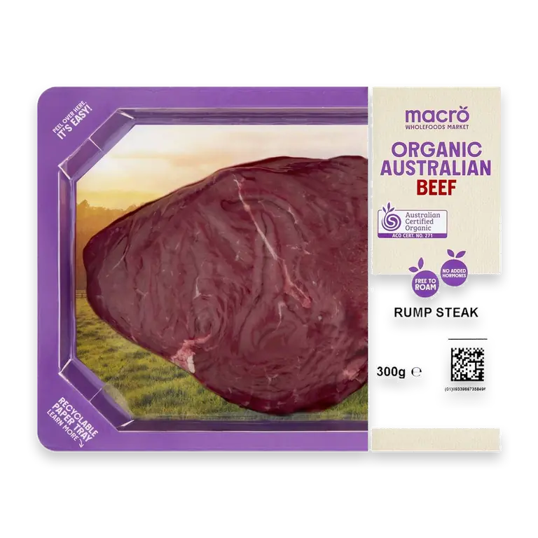 Organic Beef Rump Steak