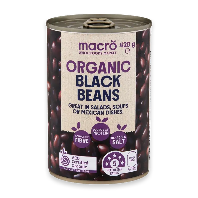 Organic Black Bean No Added Salt