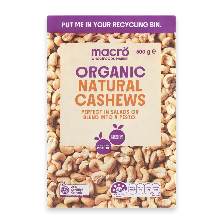 Organic Cashews Nuts