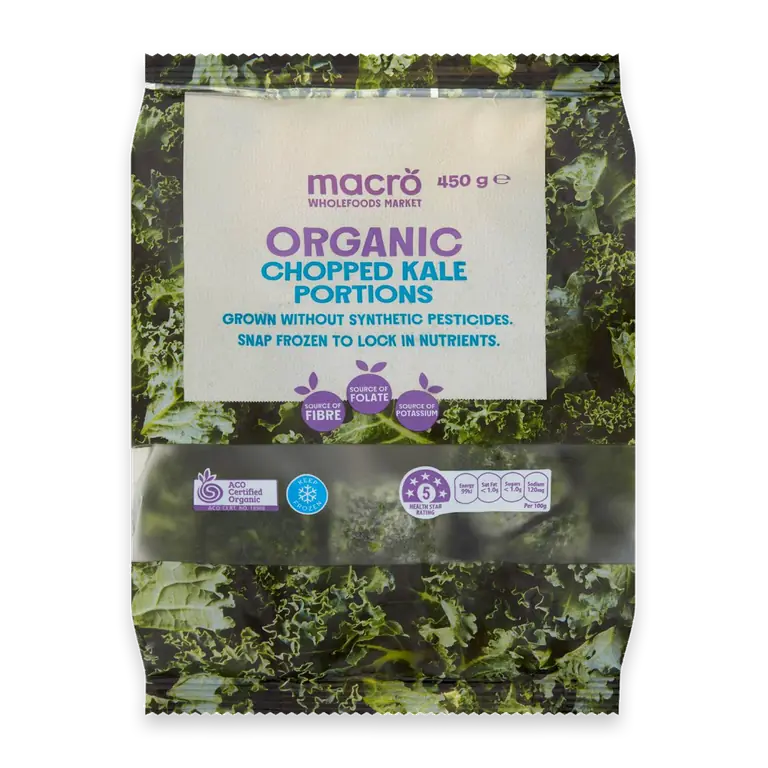 Organic Chopped Kale Portions