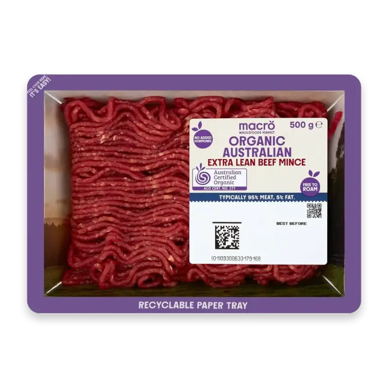 Organic Extra Lean Beef Mince