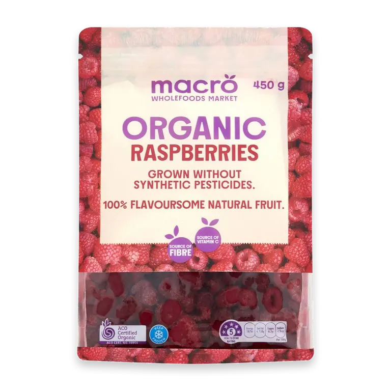Organic Frozen Raspberries