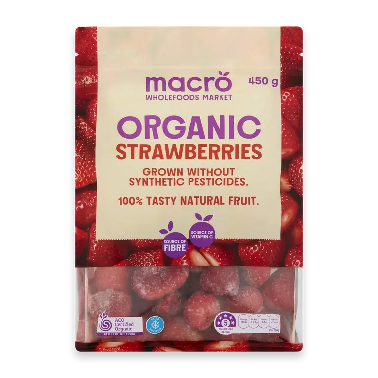 Organic Frozen Strawberries