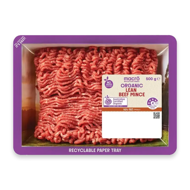 Organic Lean Beef Mince