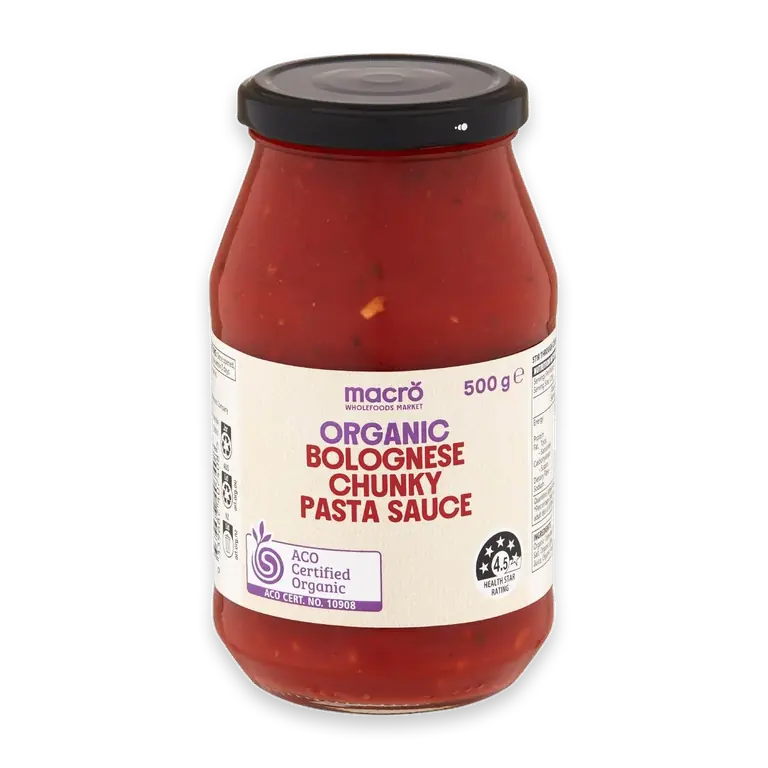 Organic Pasta Sauce Chunky Bolognese