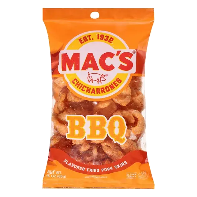 BBQ Flavored Fried Pork Skins