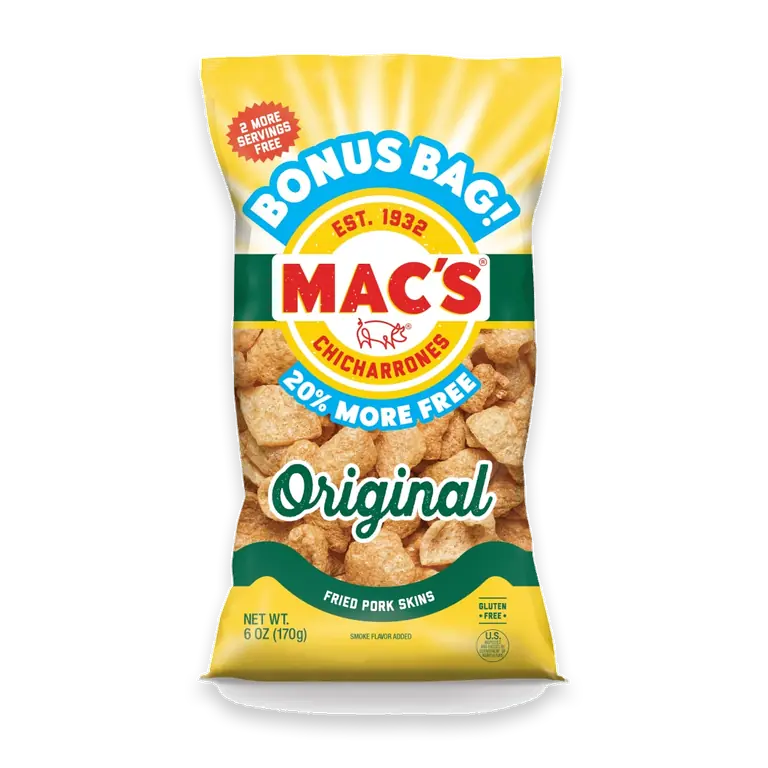 Chicharrones Original Fried Pork Skins Bonus Bag