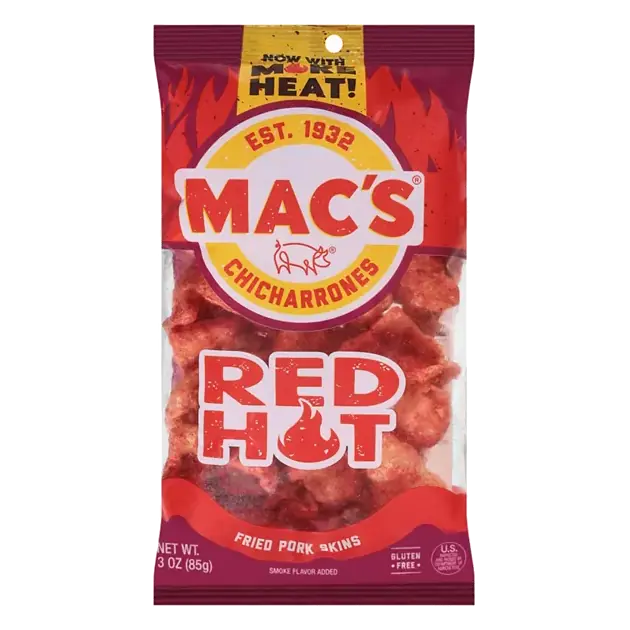 Red Hot Fried Pork Skins