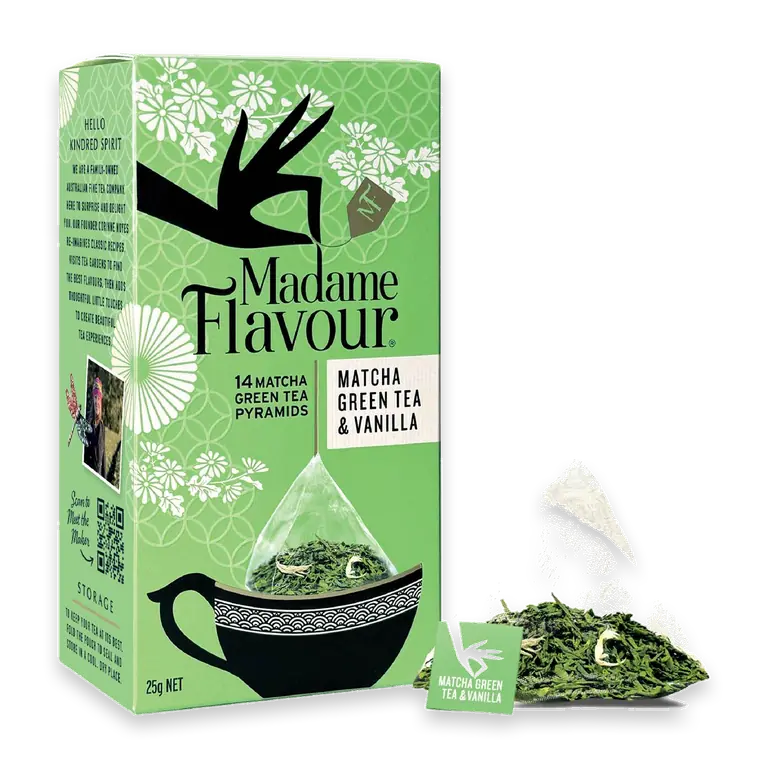 Matcha Green Tea & Vanilla Tea Bags